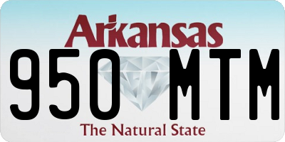 AR license plate 950MTM