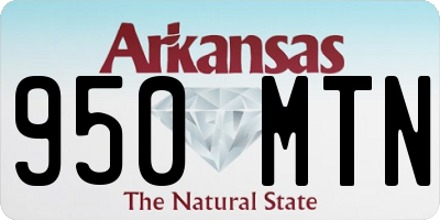 AR license plate 950MTN