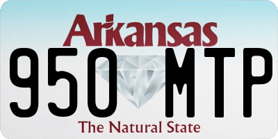 AR license plate 950MTP
