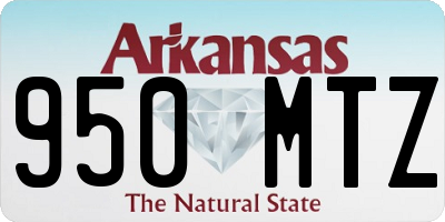 AR license plate 950MTZ