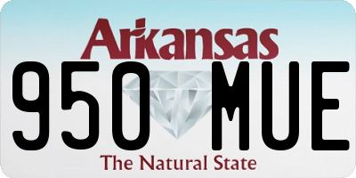 AR license plate 950MUE