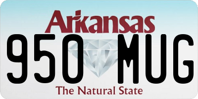 AR license plate 950MUG