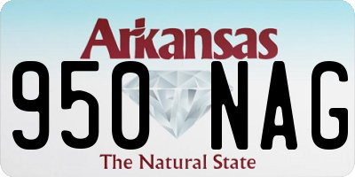 AR license plate 950NAG