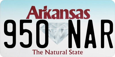 AR license plate 950NAR