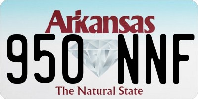 AR license plate 950NNF