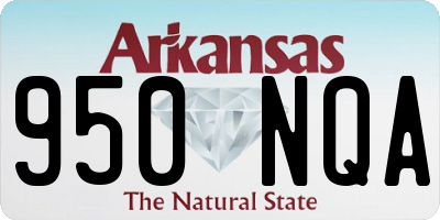 AR license plate 950NQA