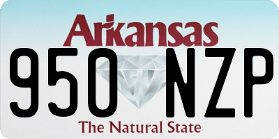 AR license plate 950NZP
