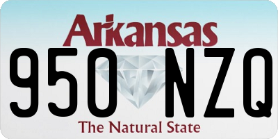 AR license plate 950NZQ