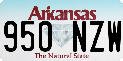 AR license plate 950NZW
