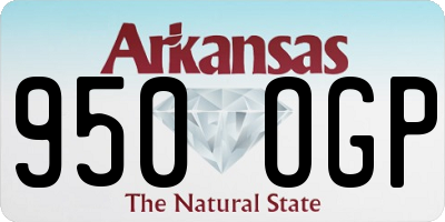 AR license plate 950OGP