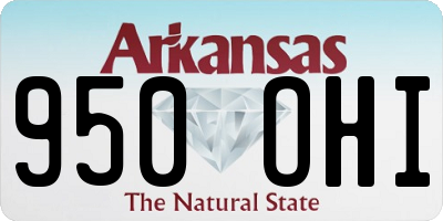 AR license plate 950OHI