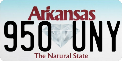 AR license plate 950UNY