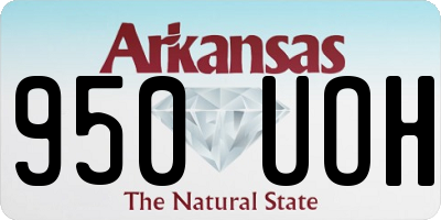 AR license plate 950UOH