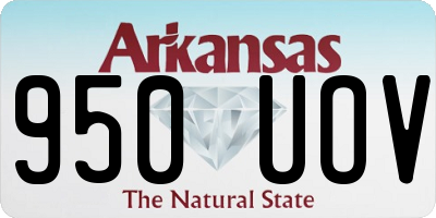 AR license plate 950UOV