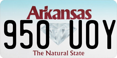AR license plate 950UOY