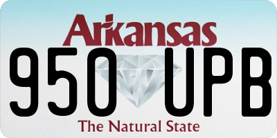 AR license plate 950UPB