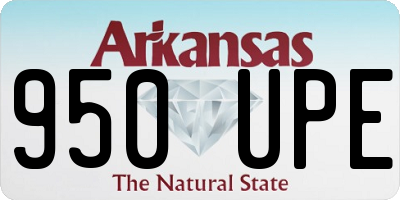 AR license plate 950UPE