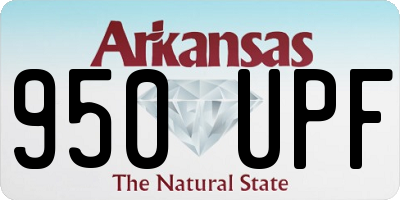 AR license plate 950UPF