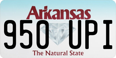 AR license plate 950UPI