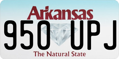 AR license plate 950UPJ