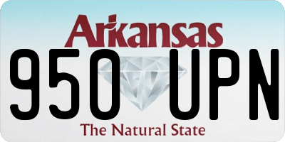AR license plate 950UPN