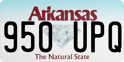 AR license plate 950UPQ