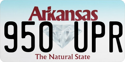 AR license plate 950UPR