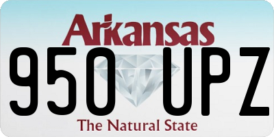 AR license plate 950UPZ