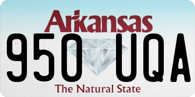 AR license plate 950UQA