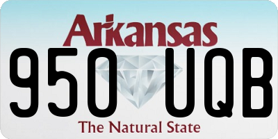 AR license plate 950UQB