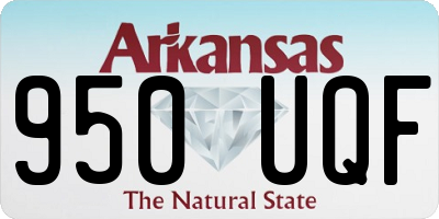 AR license plate 950UQF