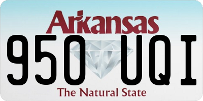 AR license plate 950UQI