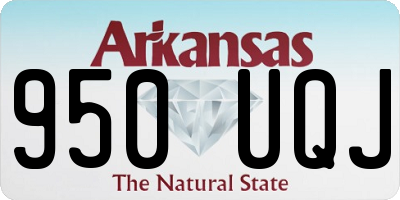 AR license plate 950UQJ