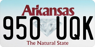 AR license plate 950UQK