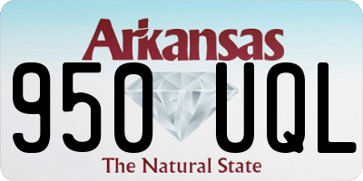 AR license plate 950UQL