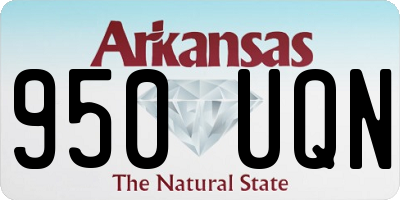 AR license plate 950UQN