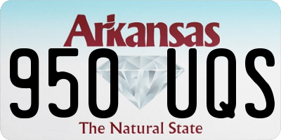 AR license plate 950UQS