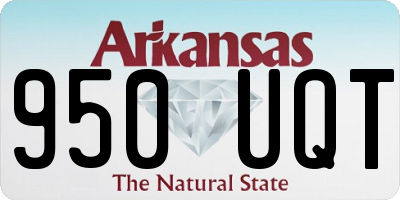 AR license plate 950UQT