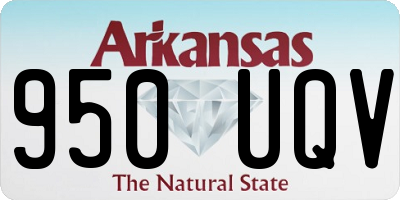 AR license plate 950UQV
