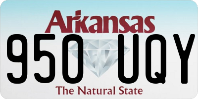 AR license plate 950UQY