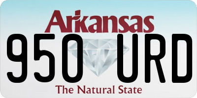 AR license plate 950URD