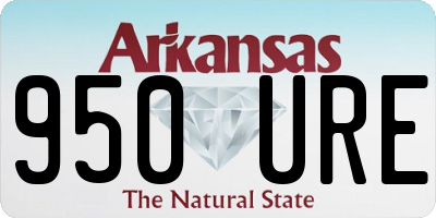 AR license plate 950URE