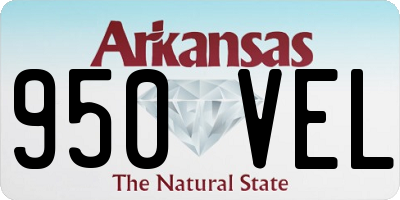 AR license plate 950VEL