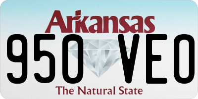 AR license plate 950VEO