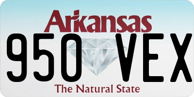 AR license plate 950VEX