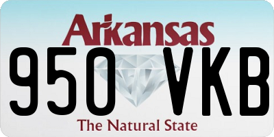 AR license plate 950VKB