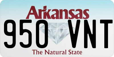 AR license plate 950VNT