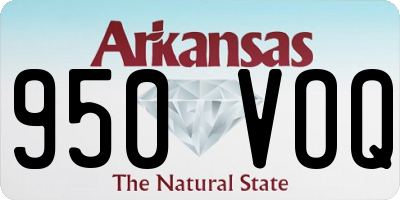 AR license plate 950VOQ