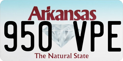 AR license plate 950VPE