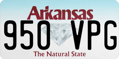 AR license plate 950VPG